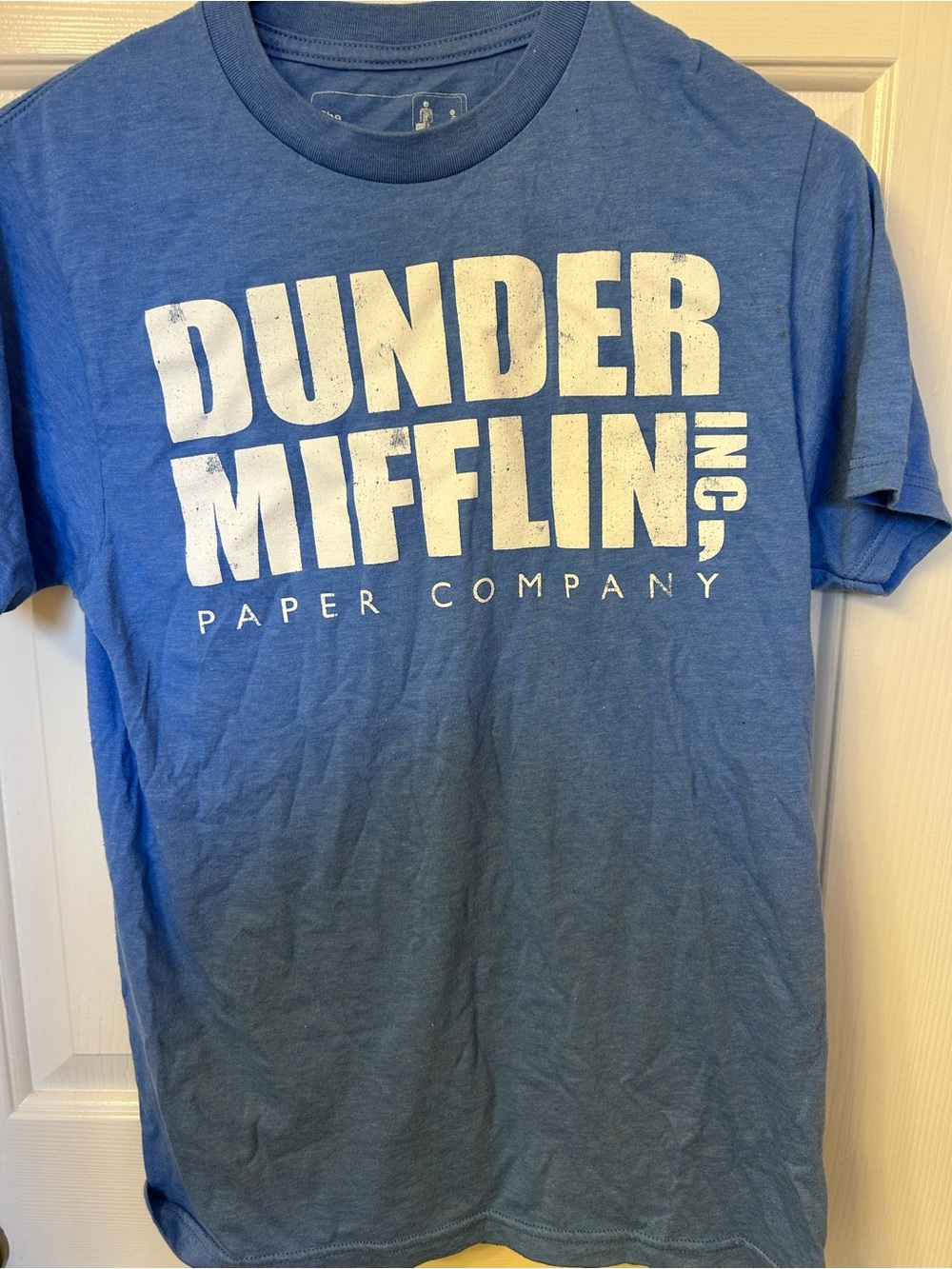 Ripple Junction Blue Graphic Dunder Mifflin Tee
